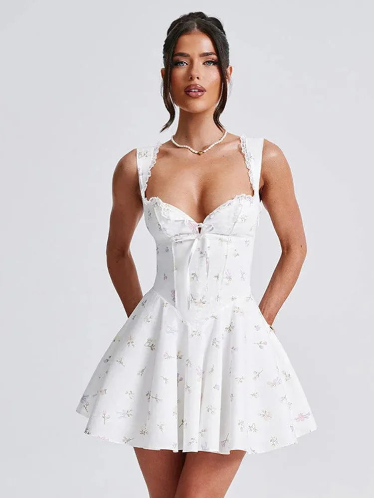 Elegant Deep V Backless Pleated Bodycon Dress for Women - Image 7