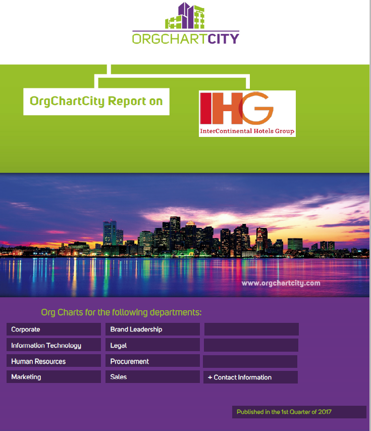 Intercontinental Hotels Group Org Charts by OrgChartCity