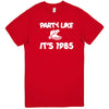  "Party Like It's 1985 - Hippo Games" men's t-shirt Red