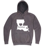  "Louisiana Home State Pride" hoodie, 3XL, Vintage Zinc