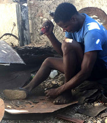 Metal Artisan in Haiti