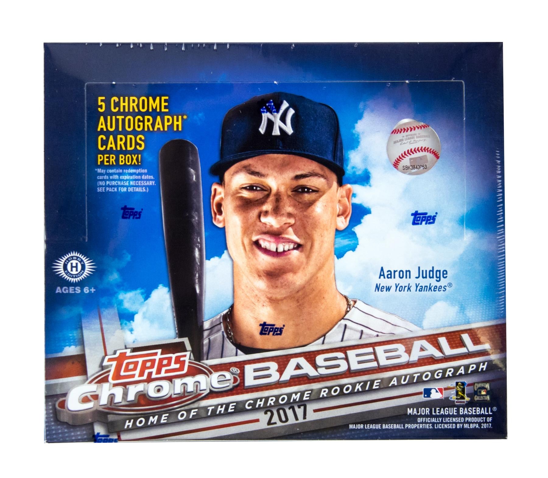 2017 Topps Chrome Baseball Jumbo Hobby Box Miller's Sports World