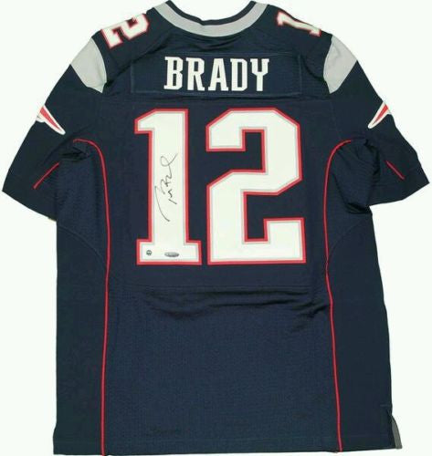 signed tom brady jersey