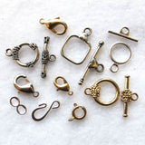 Jewelry clasps, lobster clasps, toggle clasps, magnetic clasps, slide lock clasps