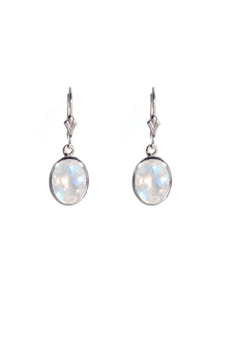 moonstone silver bezels 