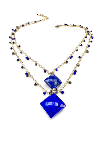 Lapis Gold Filled Necklace