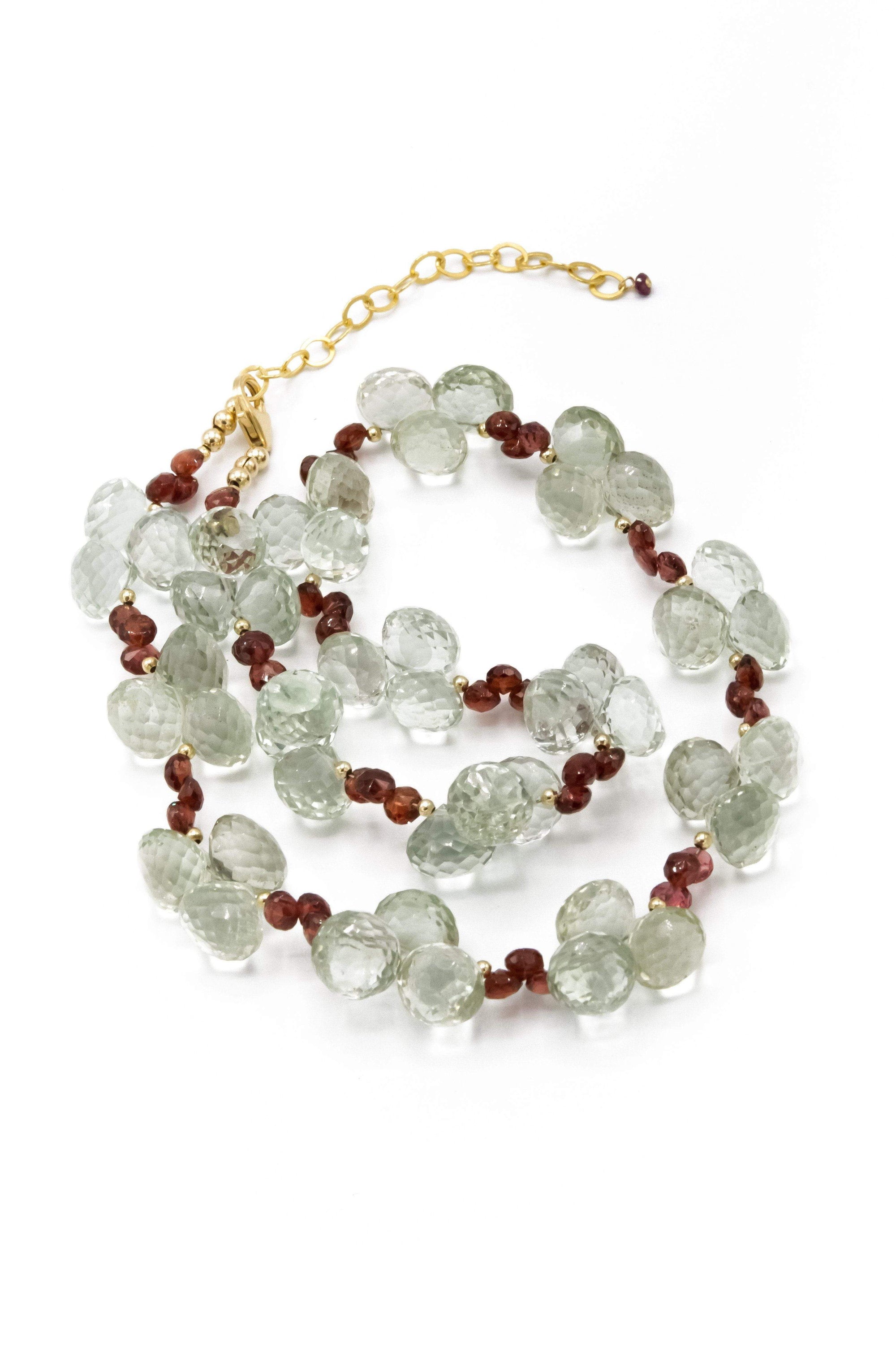 green garnet necklace