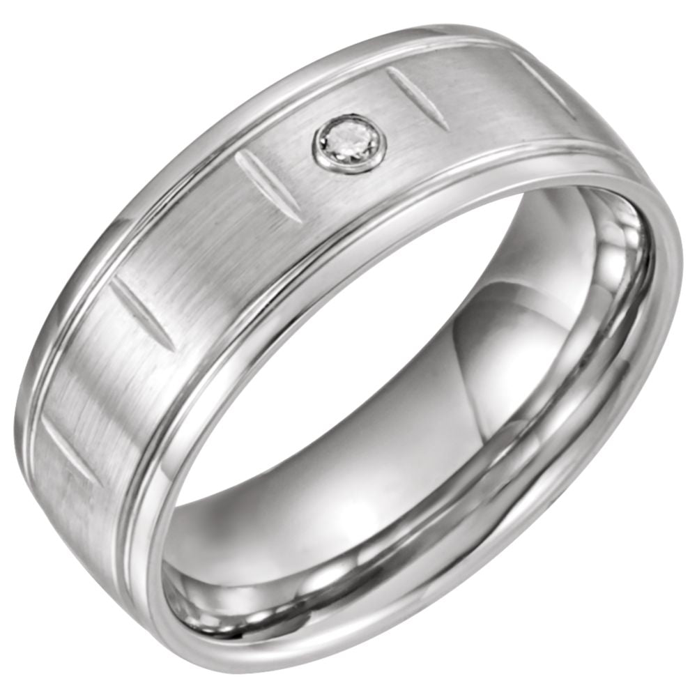 Cobalt Satin 8mm Band Size