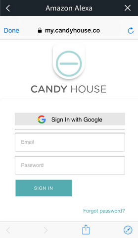 login to candy house account