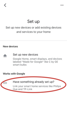 add sesame as works with google device