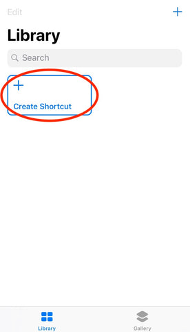 create new siri shortcut