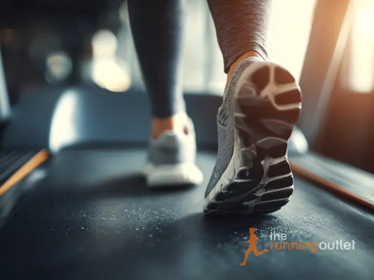 Woman Treadmill Running