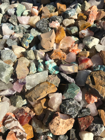 crystals at the tuscon gem show