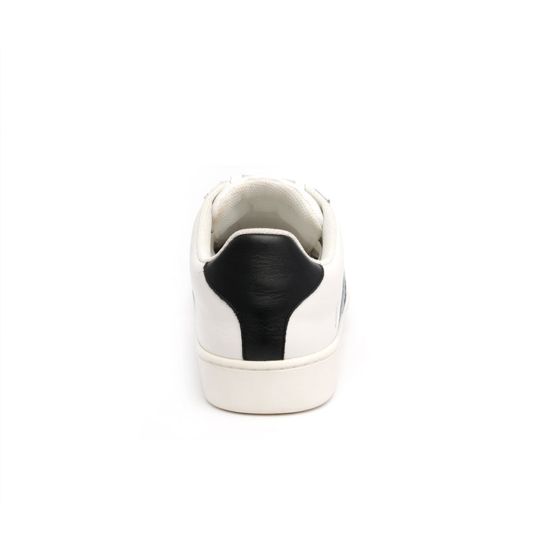 Men's Prince Albert White Teal Leather Sneakers 01484-051 – ROYAL ELASTICS