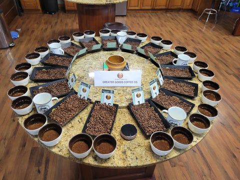 Cupping table at Exclusive