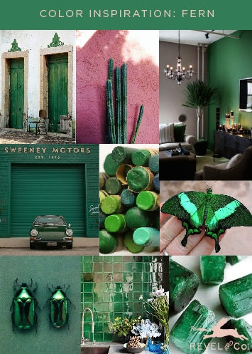 Revel & Co's color inspiration: fern green