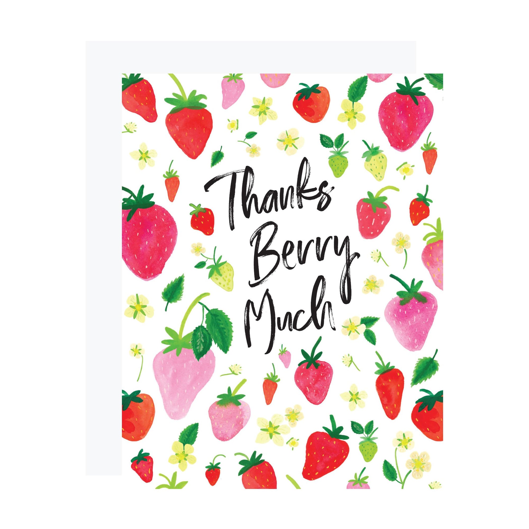 Strawberries Thank You Card By Revel Co Revel Co
