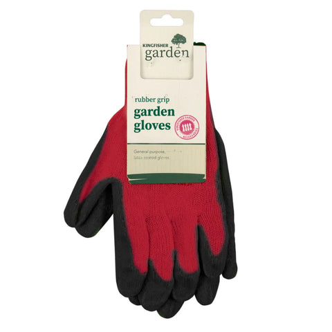 Kingfisher Garden GGPL3 Rubber Grip Garden Gloves Large