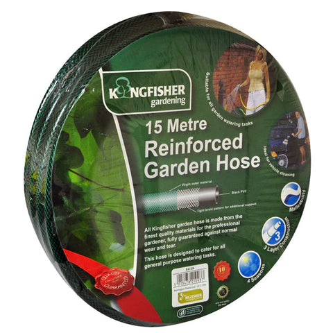 Kingfisher E415X Reinforced Garden Hose 15 Metre