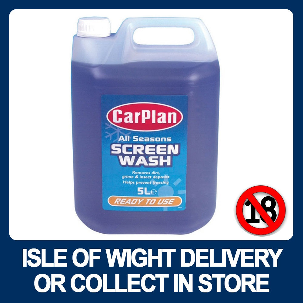 CarPlan All Seasons Ready Mixed Screenwash 5L Windshield Washer