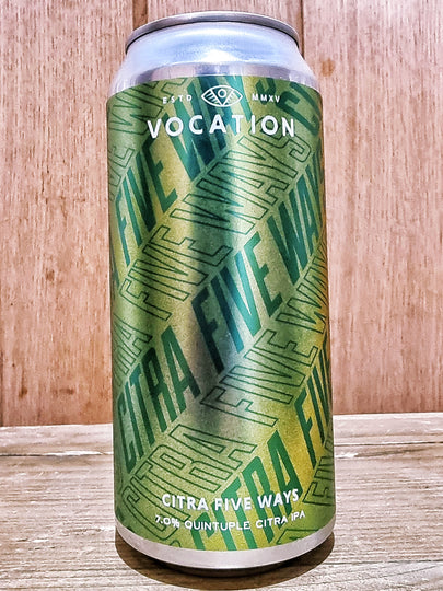 Vocation Brewery - Citra Five Ways - Dexter & Jones