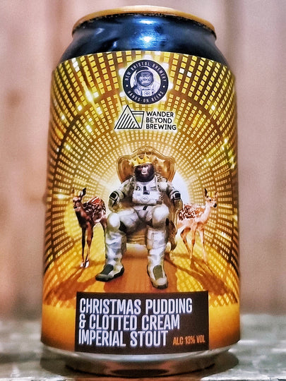 New Bristol Brewing Co v Wander Beyond - Christmas Pudding and Clotted Cream Imperial Stout - Dexter & Jones