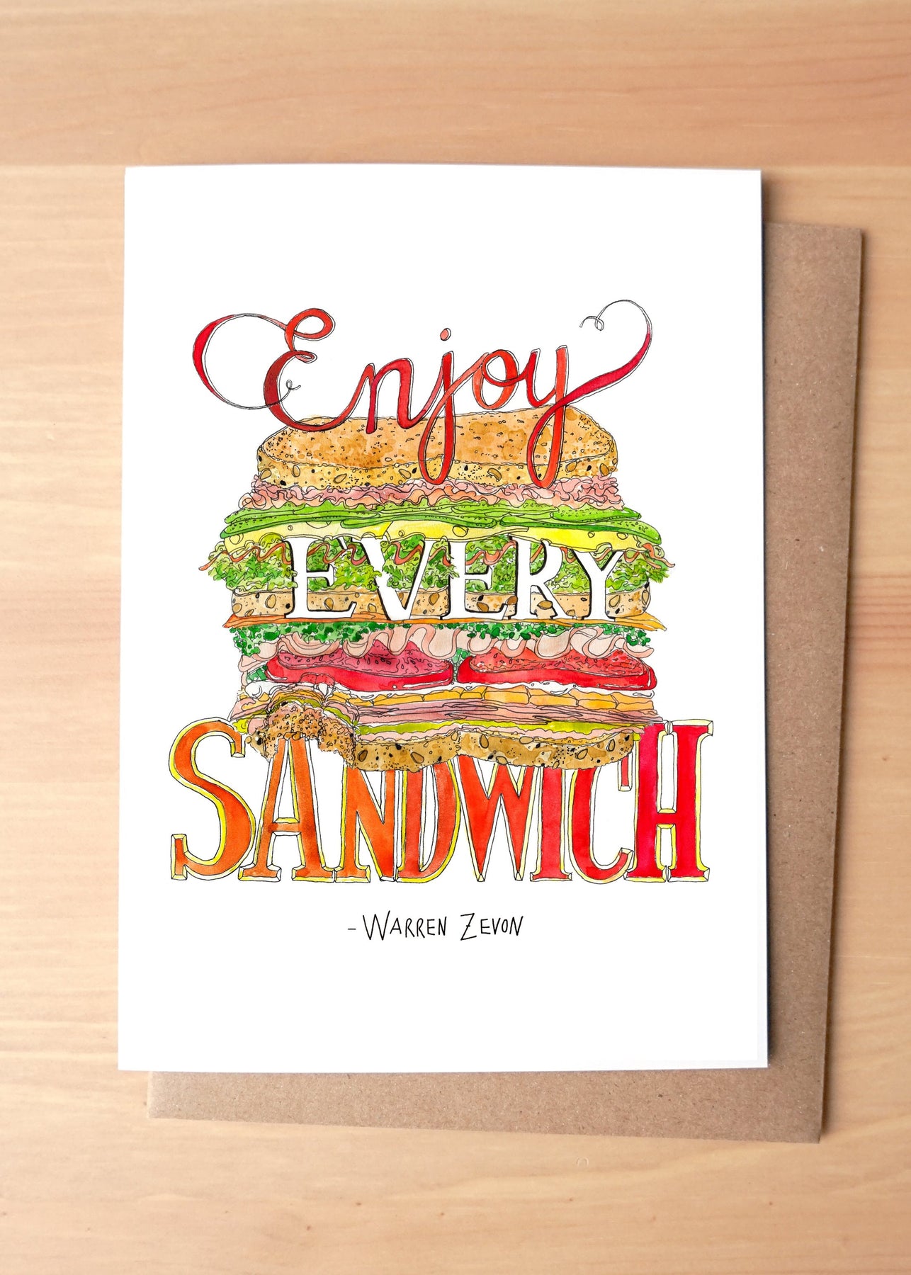 warren zevon enjoy every sandwich t shirt
