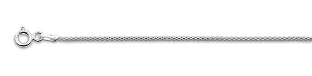 ''1.4MM Rhodium Popcorn Chain .925 Solid STERLING SILVER Available in 16-22''''''