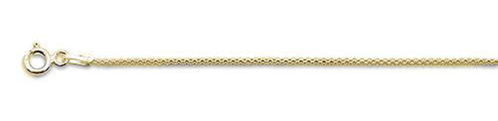''1.4MM Yellow Gold Plated Popcorn Chain .925 Solid STERLING SILVER Available in 16-22''''''