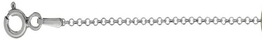 ''045-3.7MM Rolo Chain .925  Solid STERLING SILVER Available in 7''''- 24'''' inches''