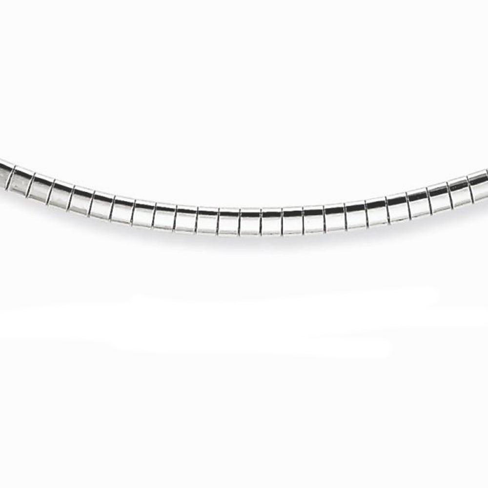 ''2MM .925 Sterling Silver Omega NECKLACE Chain 16-18'''' Available''