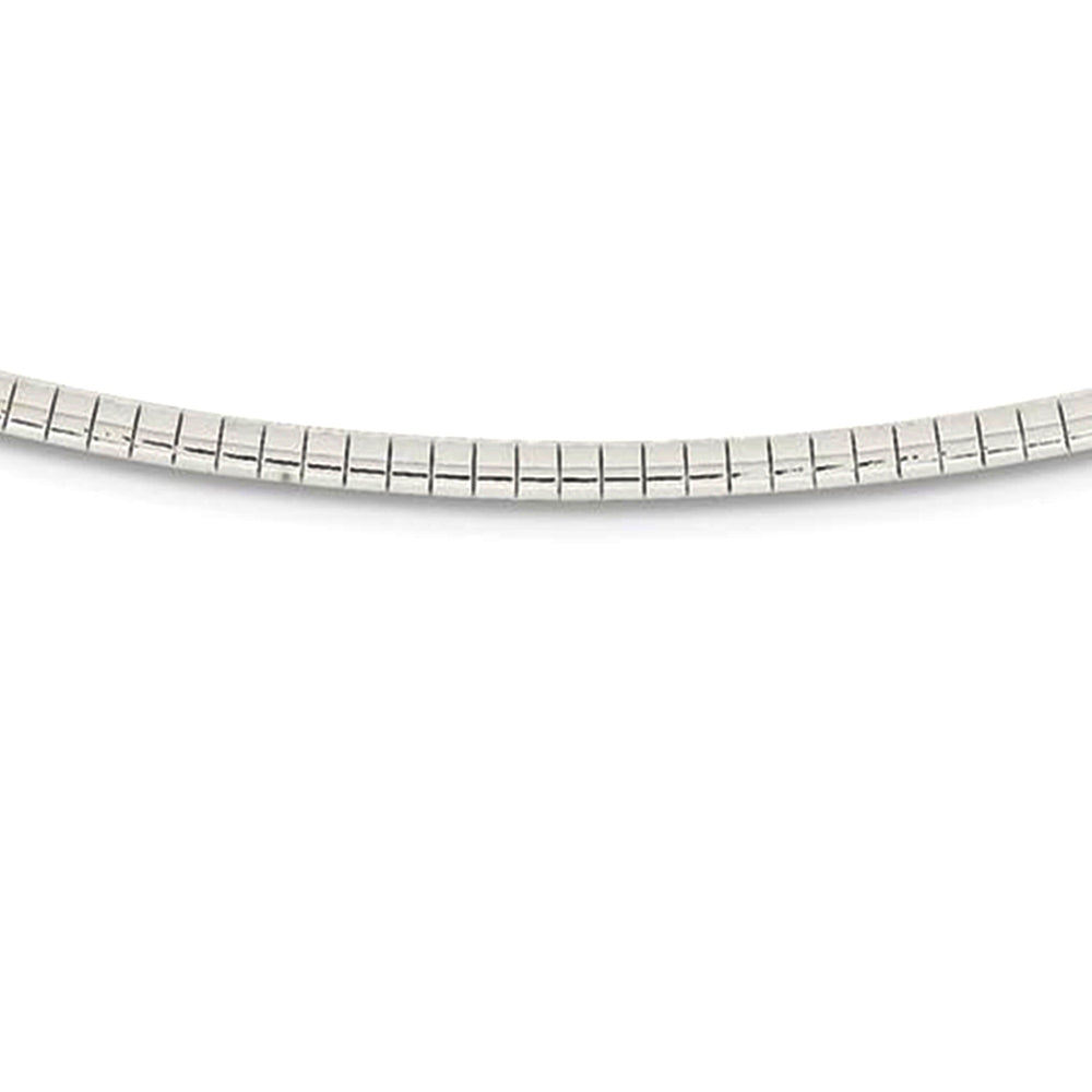 ''3MM .925 STERLING SILVER Omega Necklace Chain 16-18'''' Available''