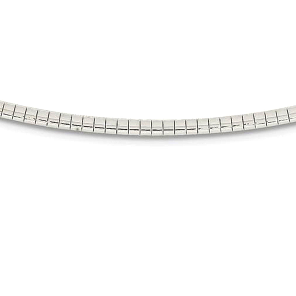 ''3MM .925 Sterling Silver Omega NECKLACE Chain 16-18'''' Available''