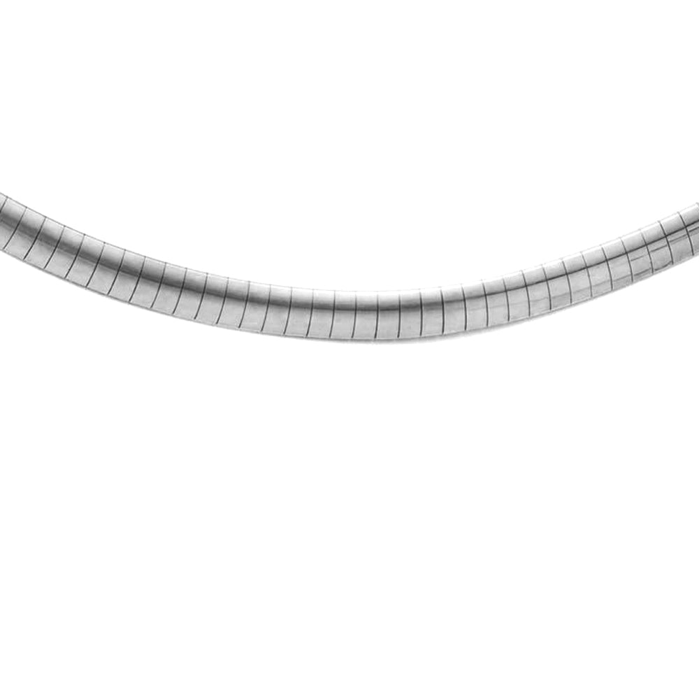 ''4MM .925 STERLING SILVER Omega Necklace Chain 16-18'''' Available''