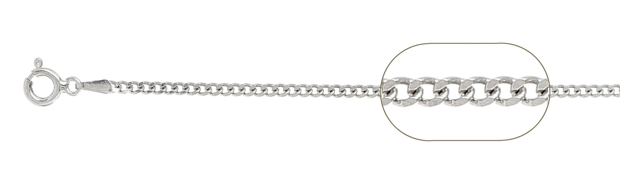 ''060-2MM STERLING SILVER Curb Chain Made in Italy Available in 7''''- 30'''' inches''