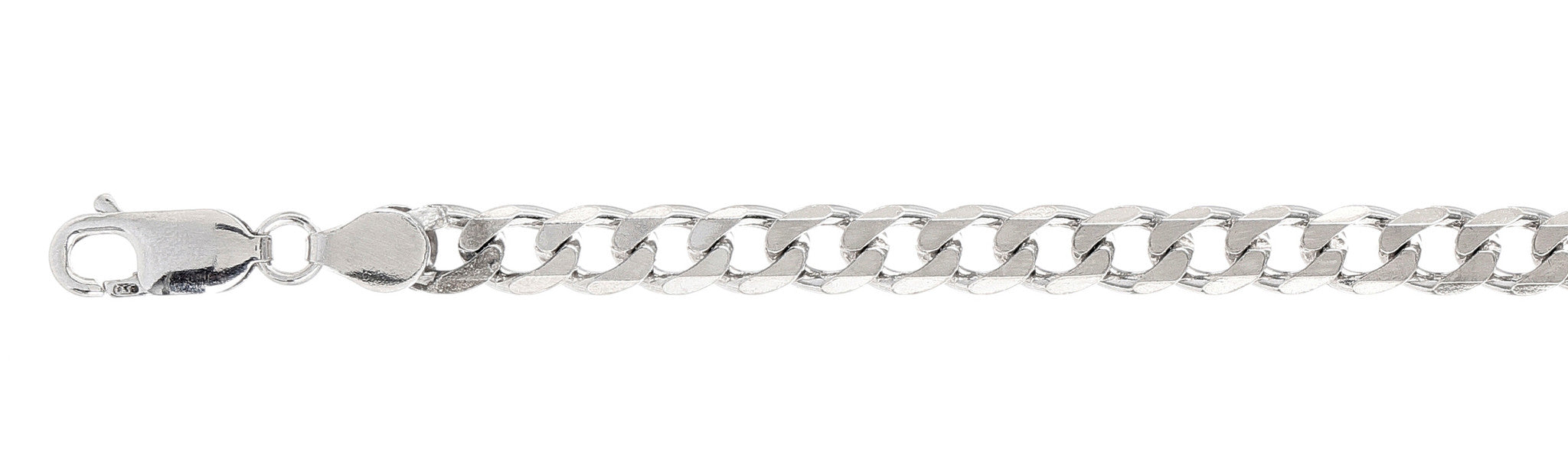 ''150-6MM Curb Chain .925  Solid STERLING SILVER Sizes 7-30''''''