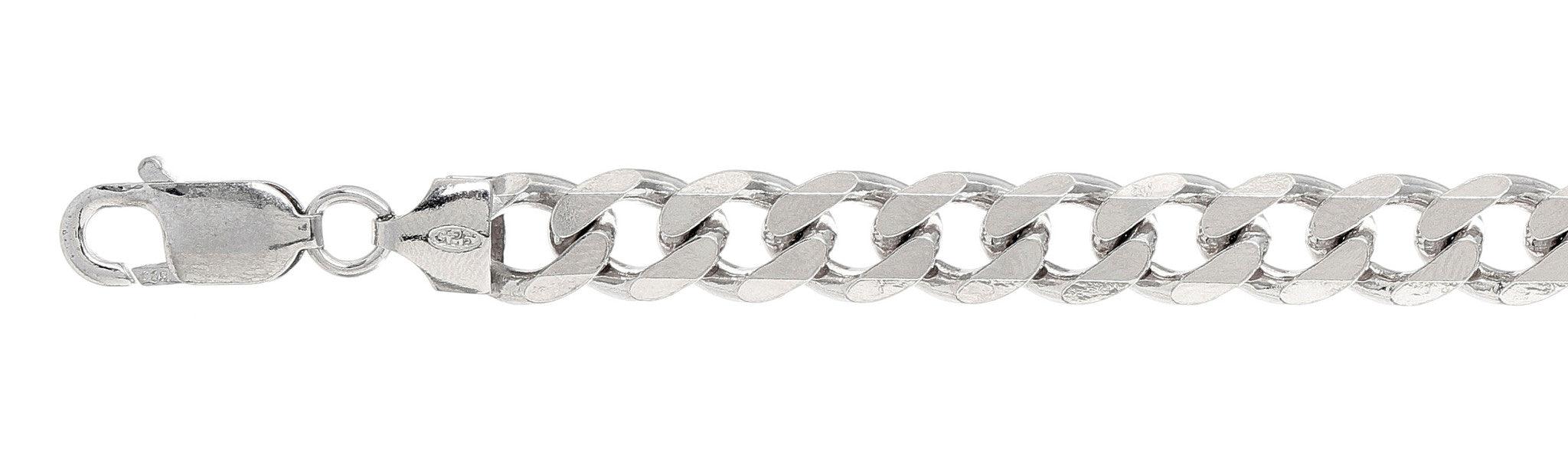 ''220-9MM Curb Chain .925  Solid STERLING SILVER Sizes 18-34''''''