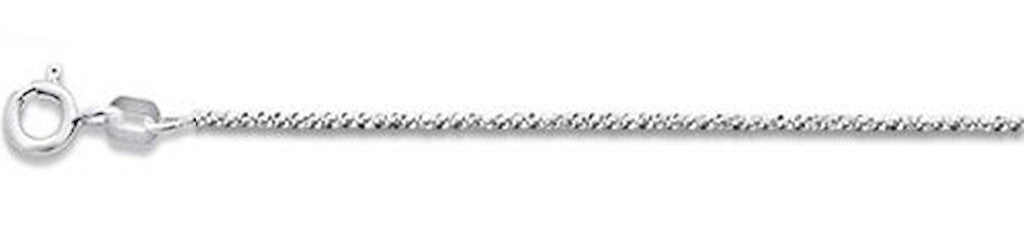 ''025 1.4MM CrissCross chain .925 Solid STERLING SILVER Available in 16-20''''''