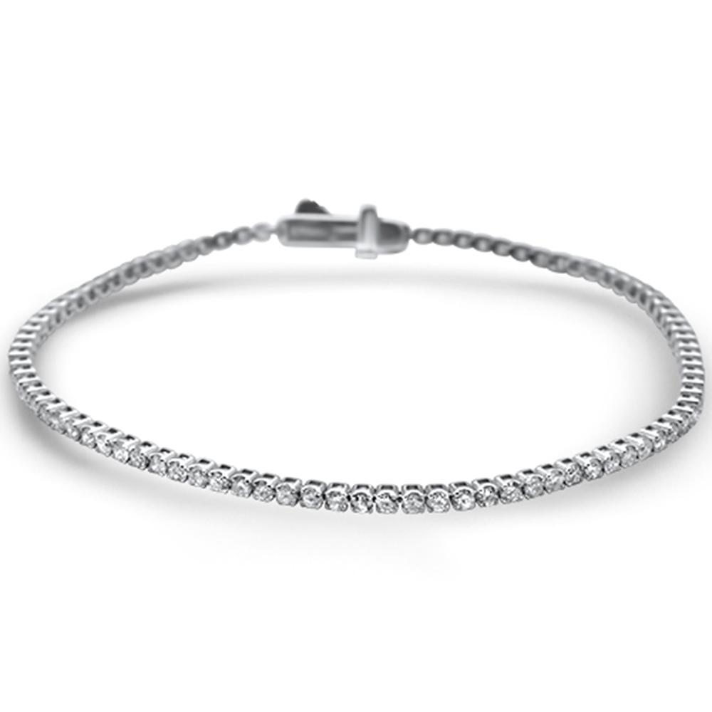 ''SPECIAL! 2.12ct G SI 14KT White Gold Diamond TENNIS BRACELET 7''''''