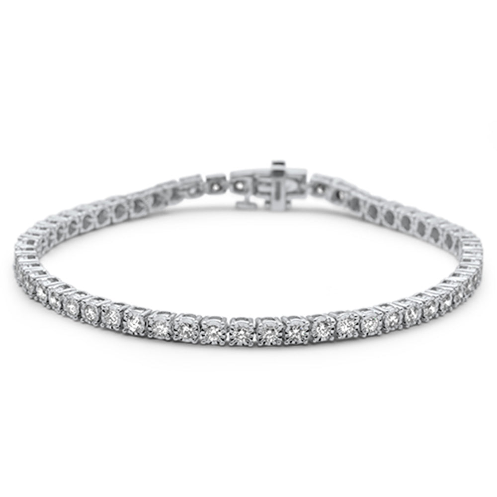 ''SPECIAL! 2.00ct G SI 14K White Gold Round Diamond Tennis BRACELET 7'''' Long''