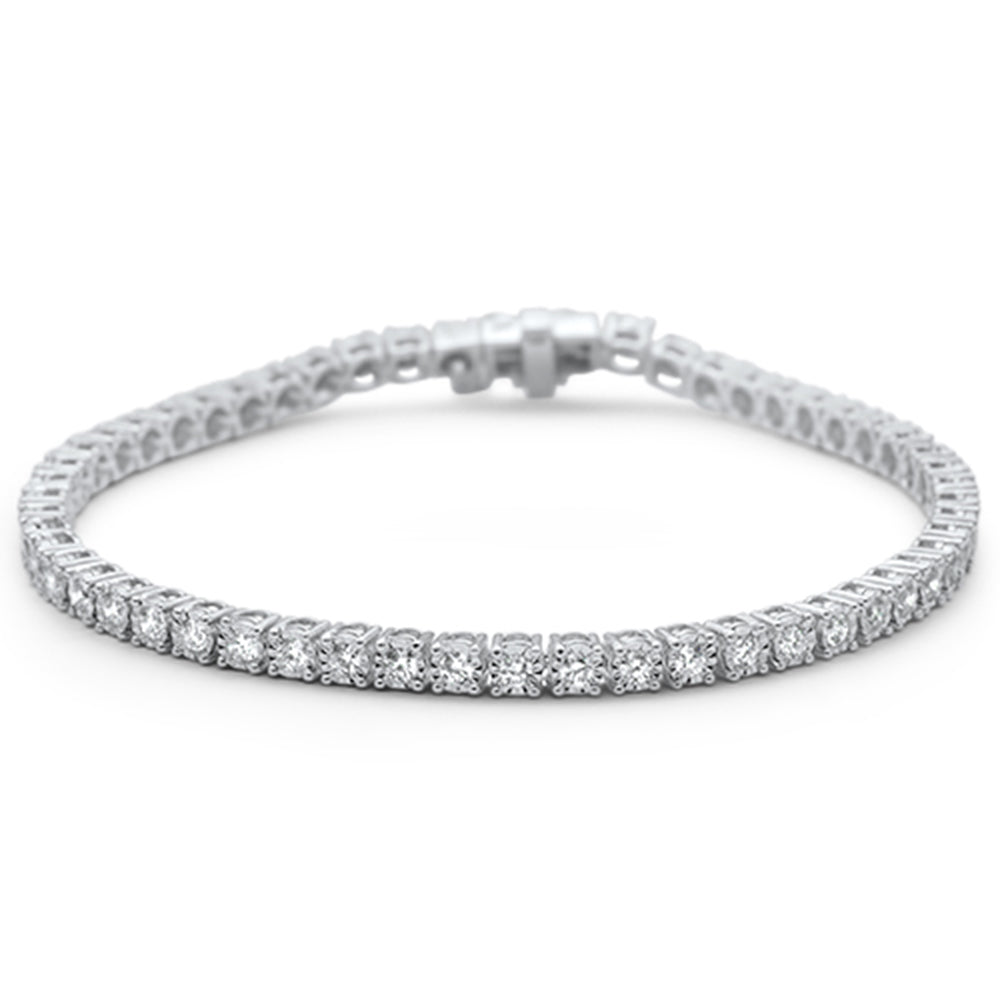 ''SPECIAL! 1.93ct G SI 14K White GOLD Diamond Miracle Illusion Tennis Bracelet 7'''' Long''