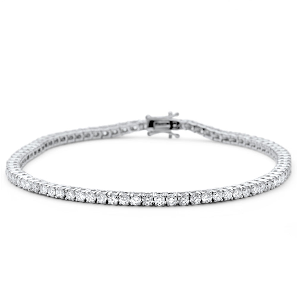 ''SPECIAL! 3.11ct 14KT White GOLD Diamond Tennis Bracelet 7''''''