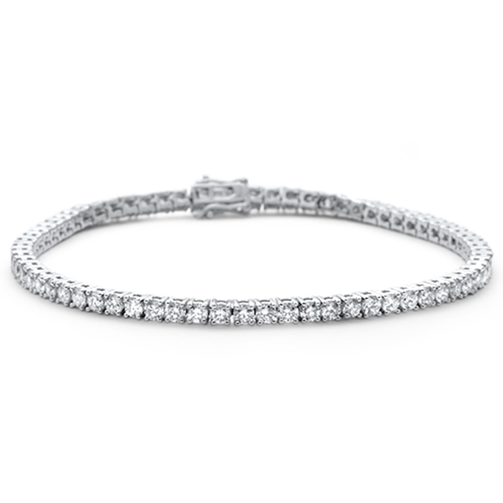 ''SPECIAL! 6.04ct 14KT White Gold Diamond Tennis BRACELET 8''''''