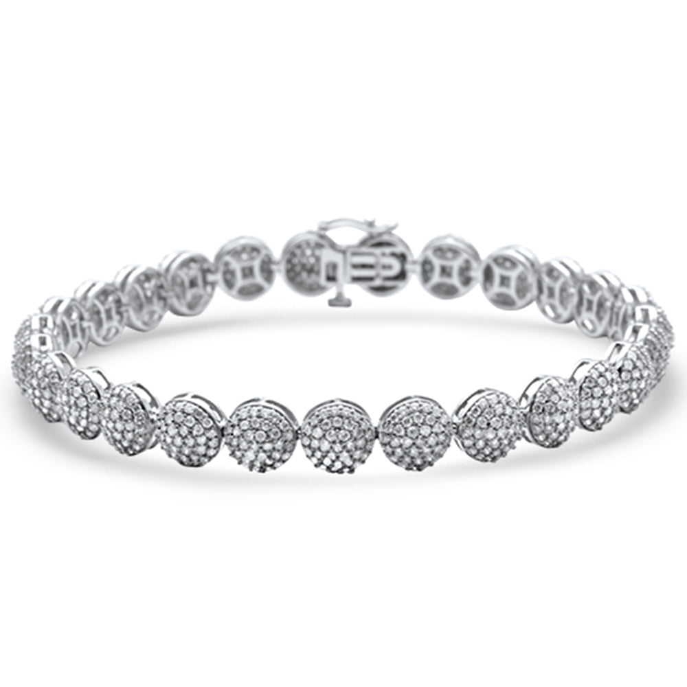 ''SPECIAL! 5.13ct G SI 14K White Gold  Round Shaped TENNIS BRACELET''