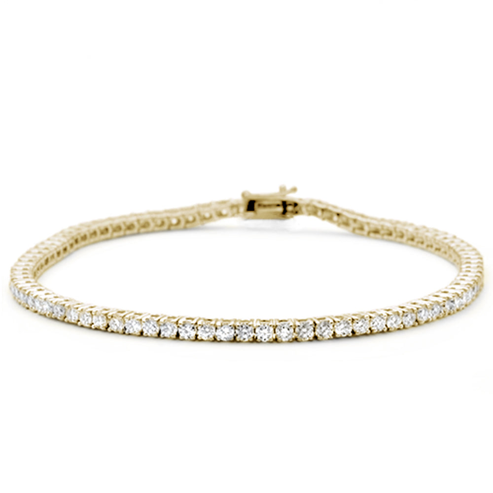 ''SPECIAL! 2.02ct 14KT Yellow GOLD Diamond Tennis Bracelet 7''''''