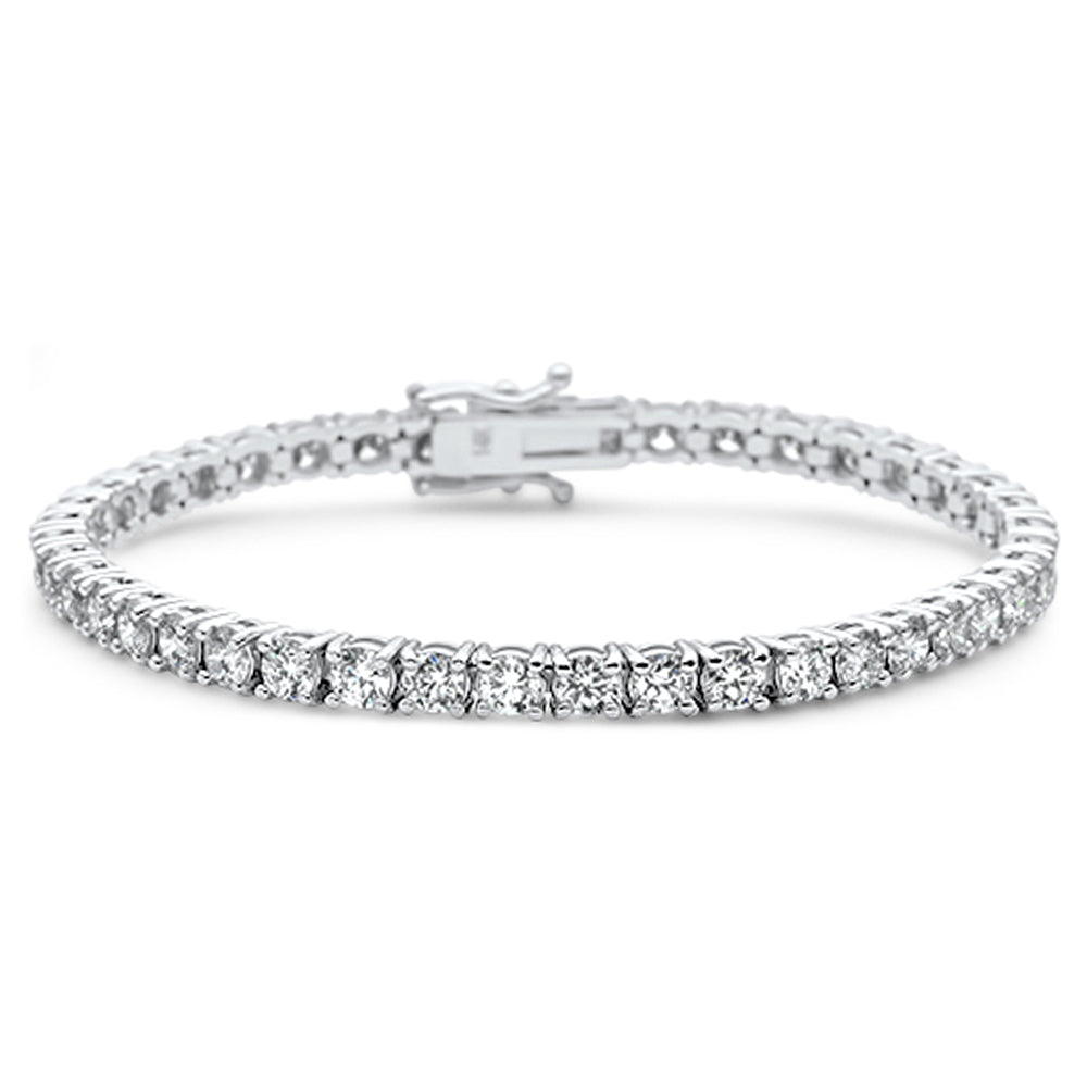 ''SPECIAL! 8.23ct G SI 14K White GOLD Round Diamond Tennis Bracelet 7'''' Long''