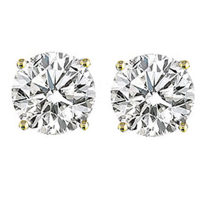 14k Yellow Gold 1.04ct G-H SI2-SI3 Diamond Stud Earrings