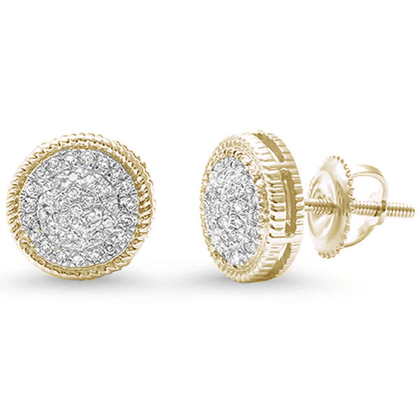 .17ct 14kt Yellow Gold Round Diamond STUD EARRINGS