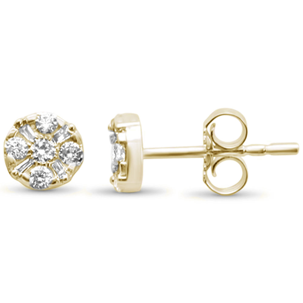 ''SPECIAL! .22ct G SI 14K Yellow Gold Round Diamond STUD EARRINGS''