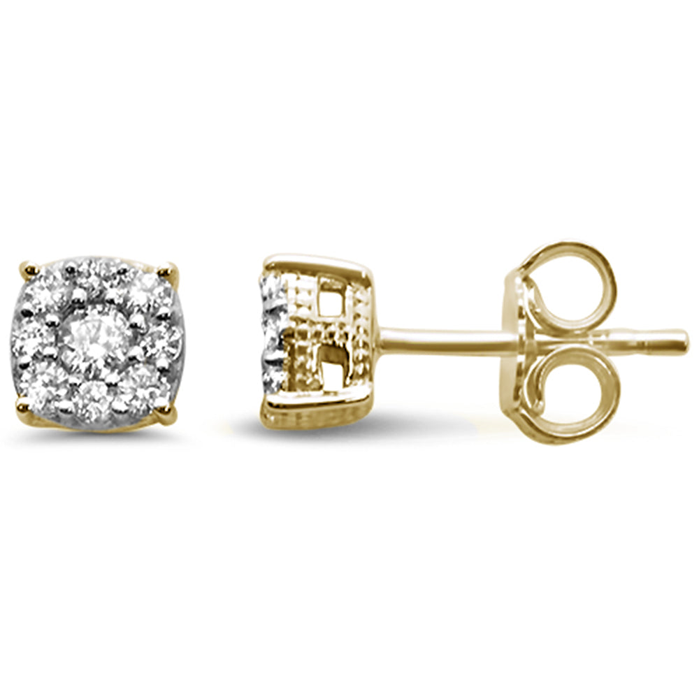 ''SPECIAL! .33ct 14K Yellow GOLD Diamond Stud Earrings''